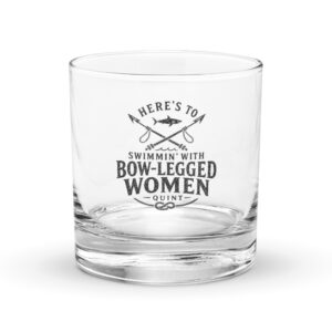 HERE’S TO SWIMMIN’ WITH BOW-LEGGED WOMEN - glass